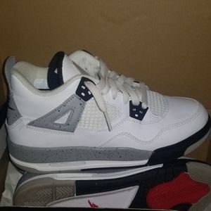AIR JORDAN 4 RETRO OG BG "WHITE CEMENT